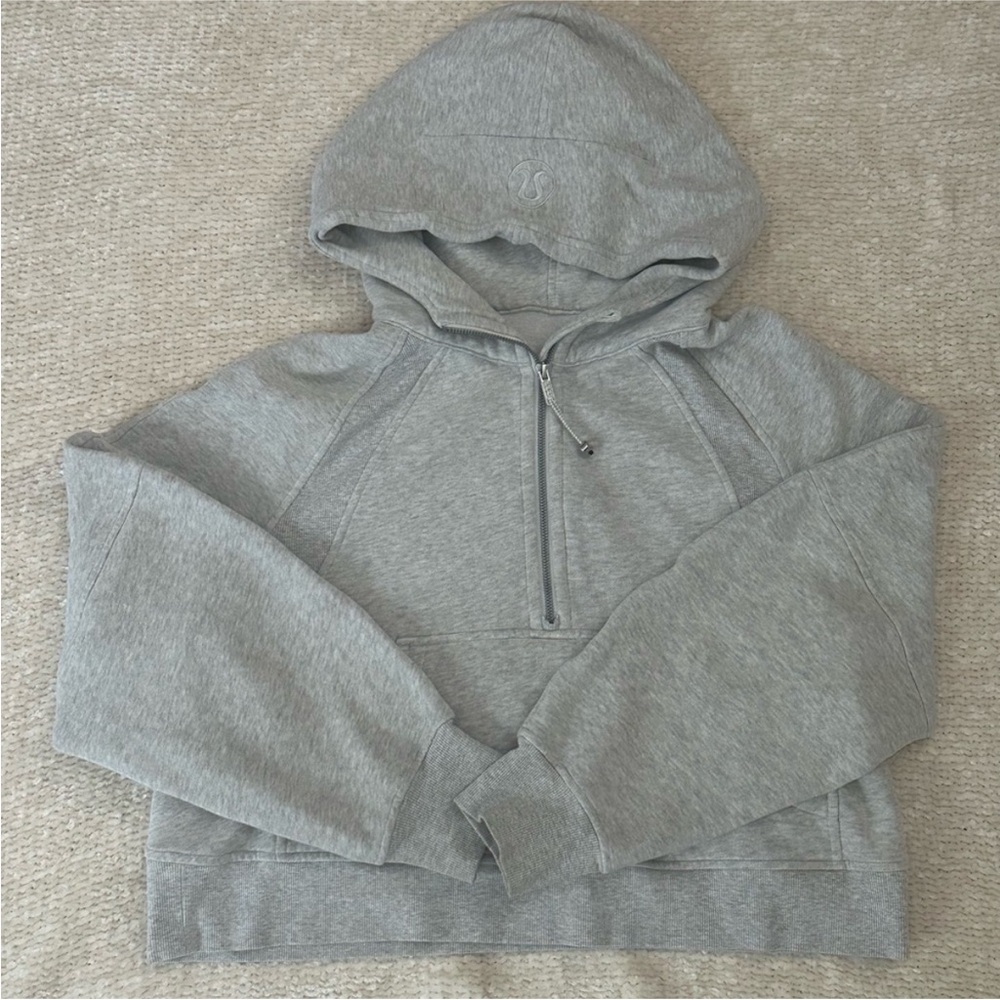 Lululemon grey scuba hoodie